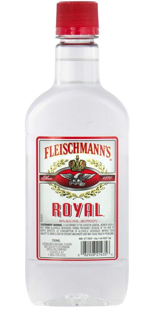FLEISCHMANN'S ROYAL VODKA 750ML