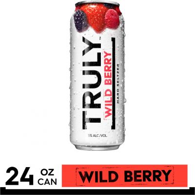 TRULY HARD SELTZER WILD BERRY 24 OZ CAN
