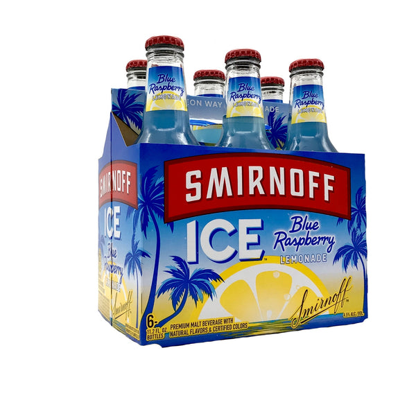 SMIRNOFF BLUE RASPBERRY LEMONADE 12 OZ 6PK