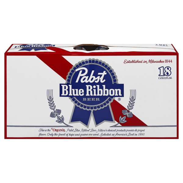 PABST BLUE RIBBON 12OZ 18PK 