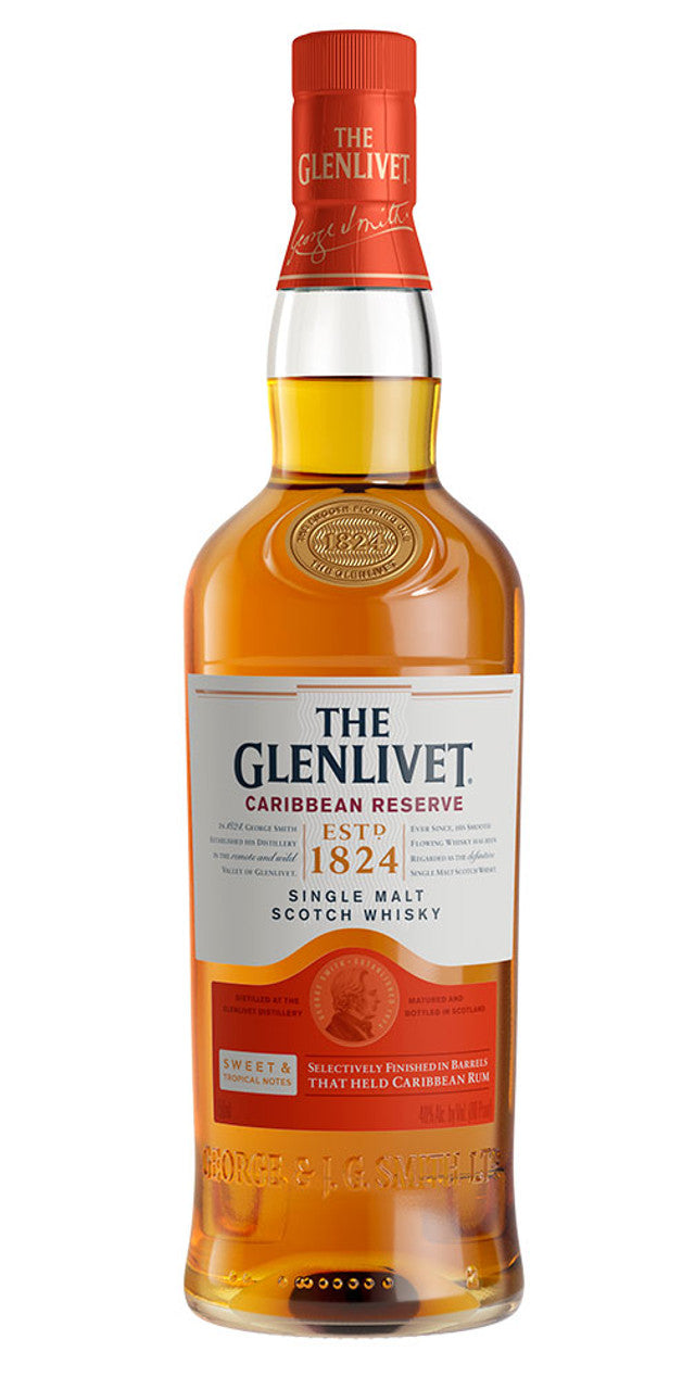 GLENLIVET CARIBBEAN RESERVE 750 ML