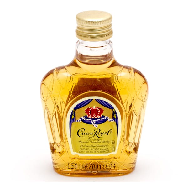 CROWN ROYAL MINI PLASTIC BOTTLE 50 ML