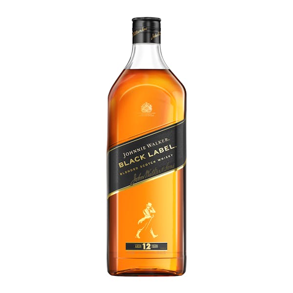 JOHNNIE WALKER BLACK LABEL SCOTCH 1.75L