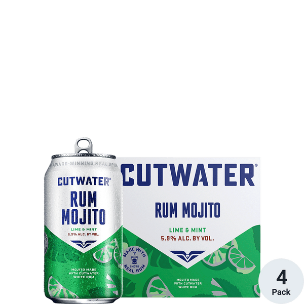 CUTWATER RUM MINT MOJITO 12OZ 4PK