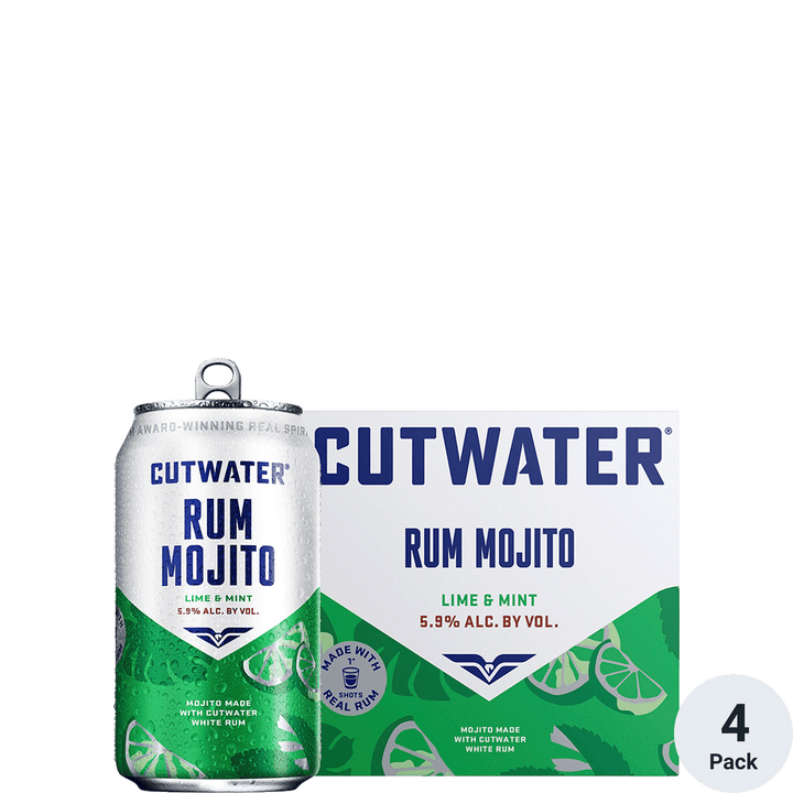 CUTWATER RUM MINT MOJITO 12OZ 4PK