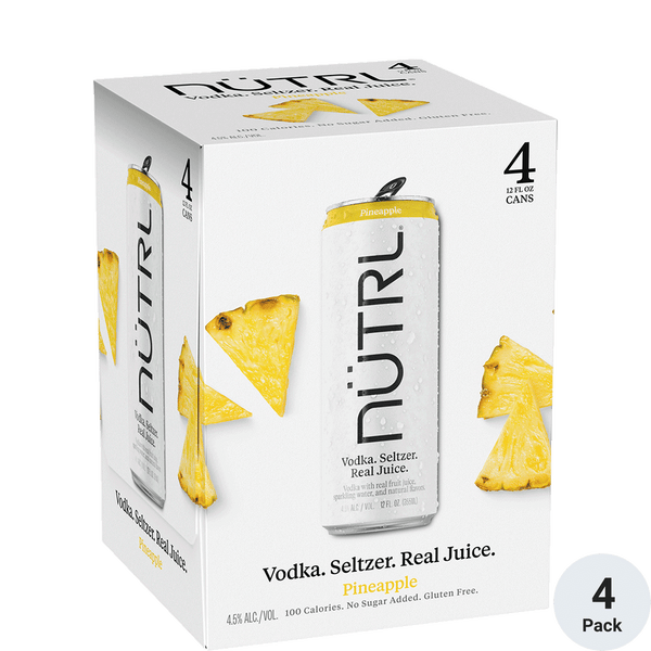 NUTRL PINEAPPLE 4PK 12OZ