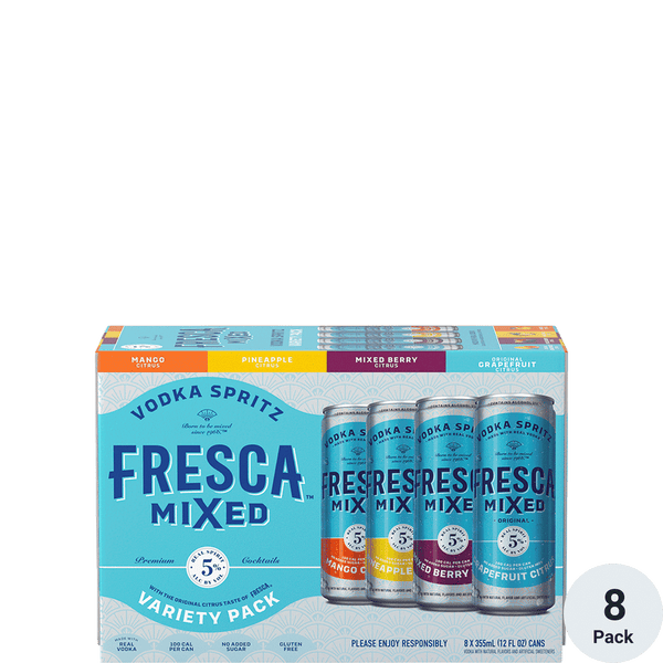 FRESCA MIXED VARIETY 8PK CAN