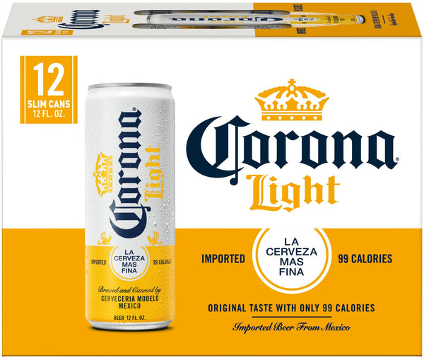 CORONA LIGHT CAN 12PK 12 OZ