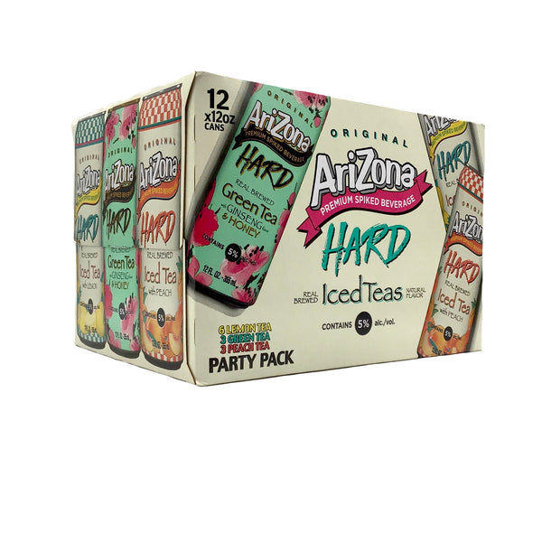 ARIZONA HARD TEA VARIETY 12PK 12OZ