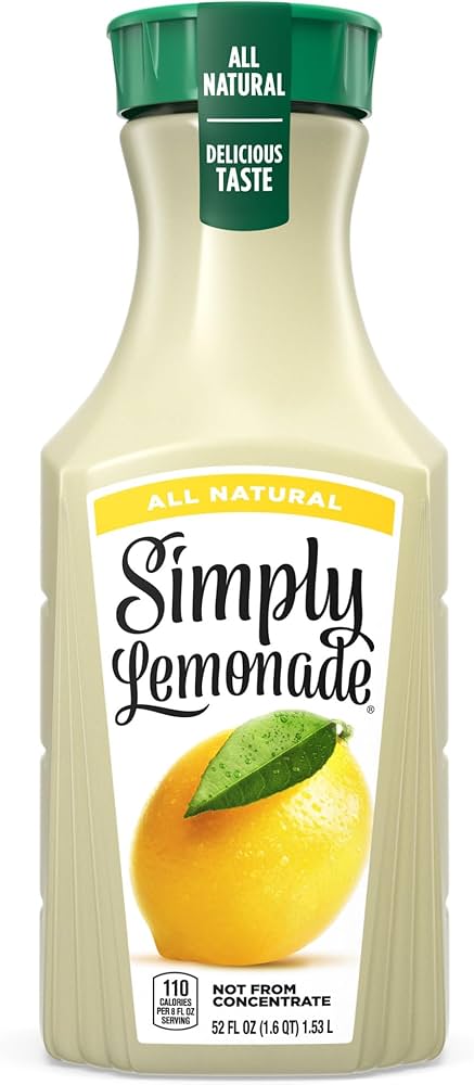 SIMPLY LEMONADE 52OZ