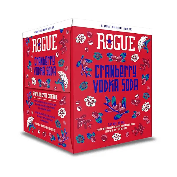 ROGUE CRN VODKA SODA 4PK