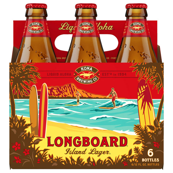 KONA LONGBOARD ISLAND LAGER 6PK 12 OZ