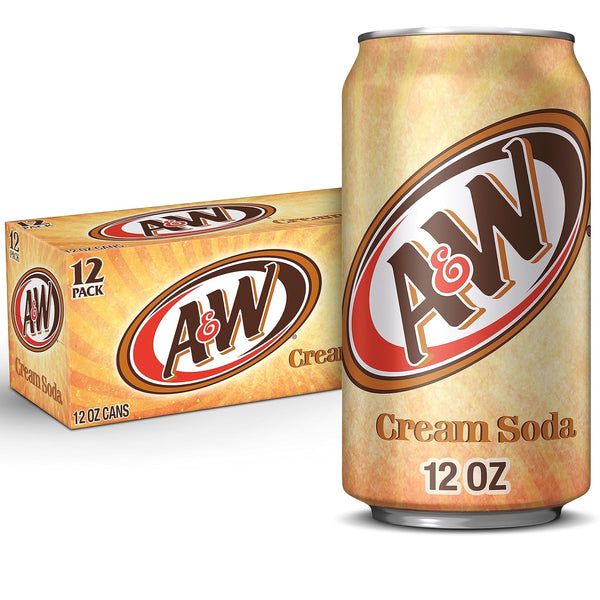 A & W CREAM SODA 12OZ 12PK