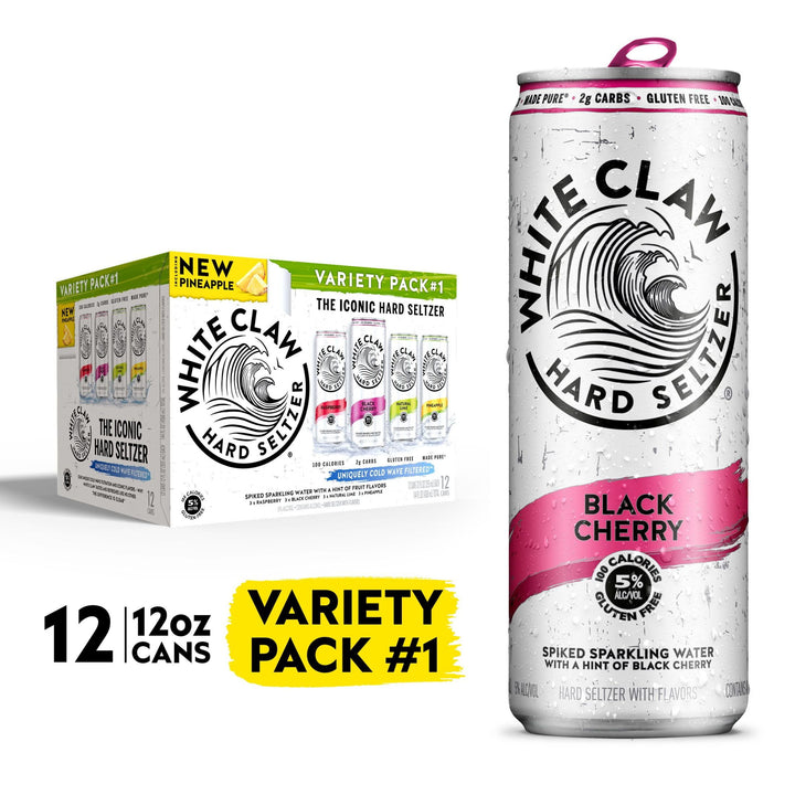 WHITE CLAW VODKA SODA RTD VRTY 12PK 12OZ