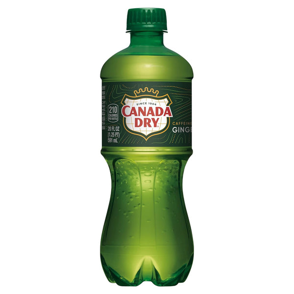CANADA DRY GINGER ALE BOTTLE 20 OZ