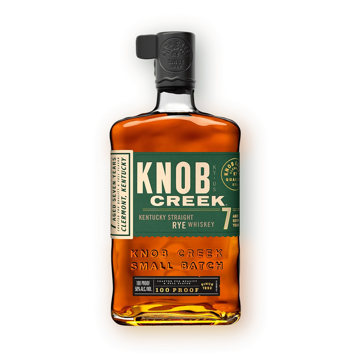 KNOB CREEK 7 YR RYE WHISKEY 750ML