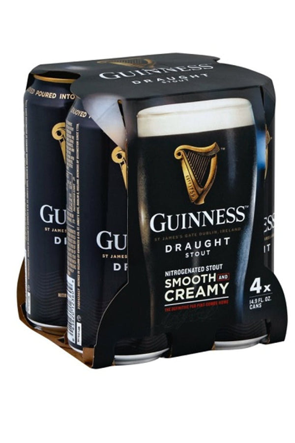 GUINNESS DRAUGHT 4PK CANS 12 OZ