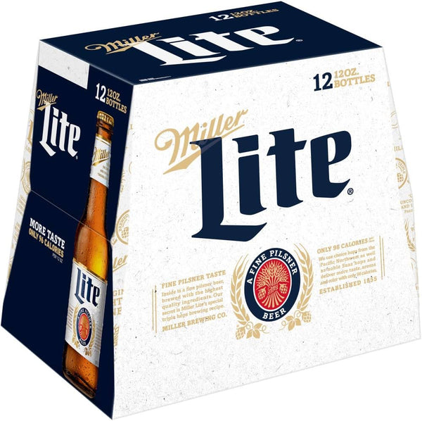 MILLER LITE BOTTLE 12PK