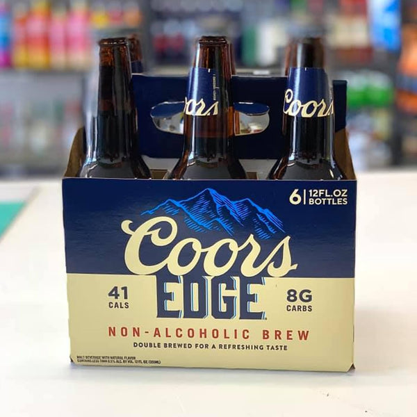 COORS NON ALCOHOLIC BEER 6PK BOTTLE 12 OZ