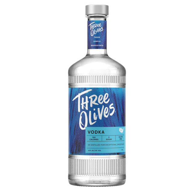 THREE OLIVES VODKA 375ML