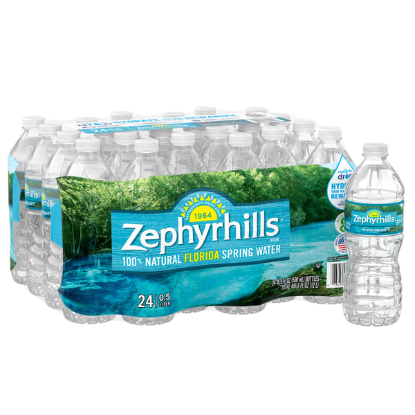 ZEPHYRHILLS WATER CASE 24PK