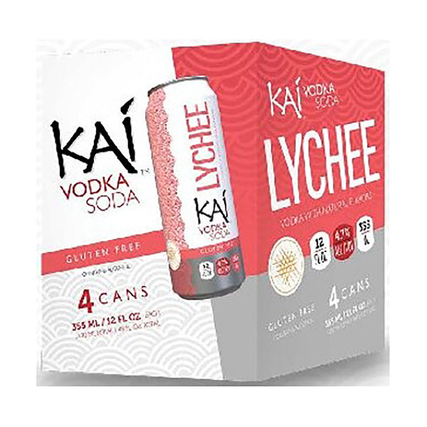 KAI VODKA SODA LYCHEE 4PK