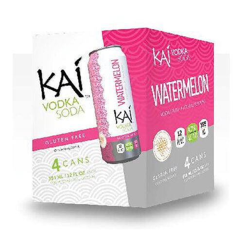 KAI VODKA SODA WATERMELON 4PK