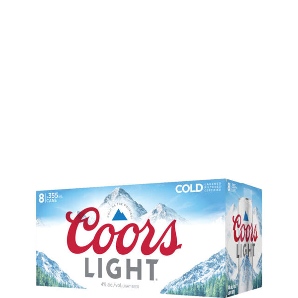COORS LIGHT 16OZ 8PK