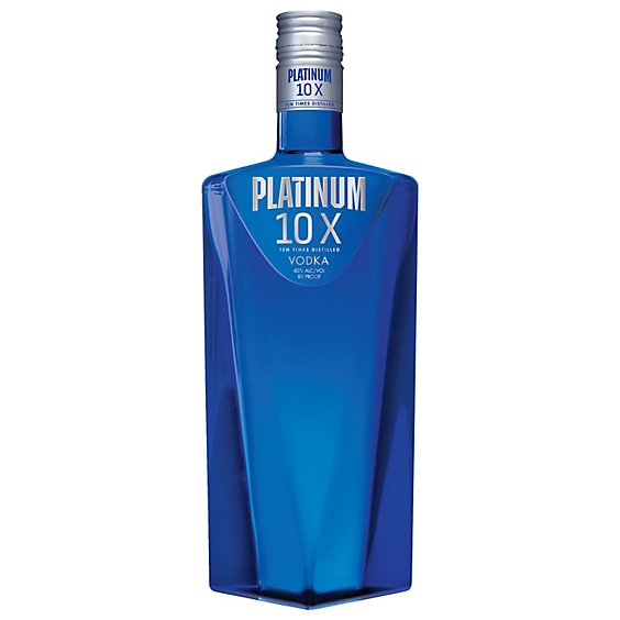 PLATINUM 10X VODKA 1.75LT