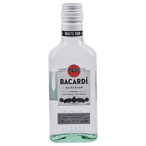 BACARDI  SILVER RUM 200ML