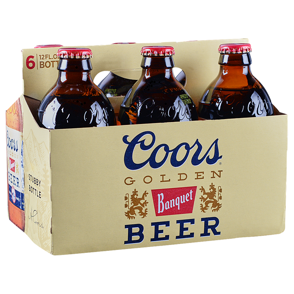 COORS BANQUET 12 OZ 6 PK BOTTLE