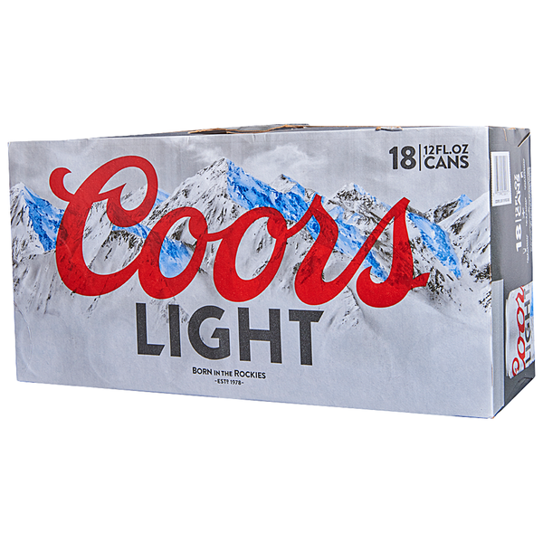 COORS LIGHT CAN 18 PACK 12 0Z