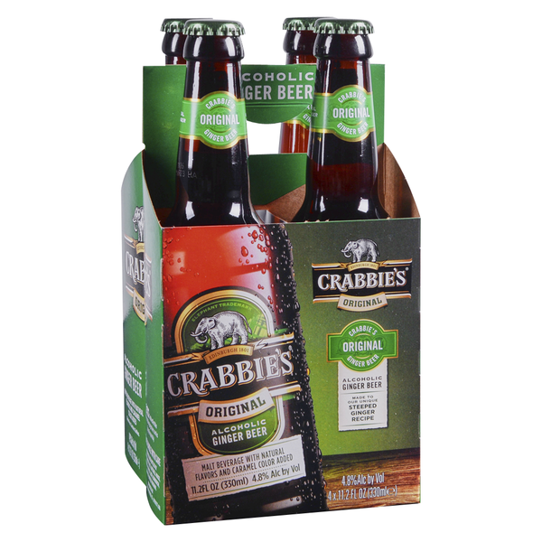 CRABBIE'S ORIGINAL GINGER BEER 12 OZ 4PK 