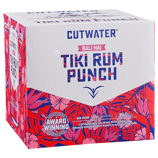 CUTWATER TIKI RUM PUNCH 12OZ 4PK