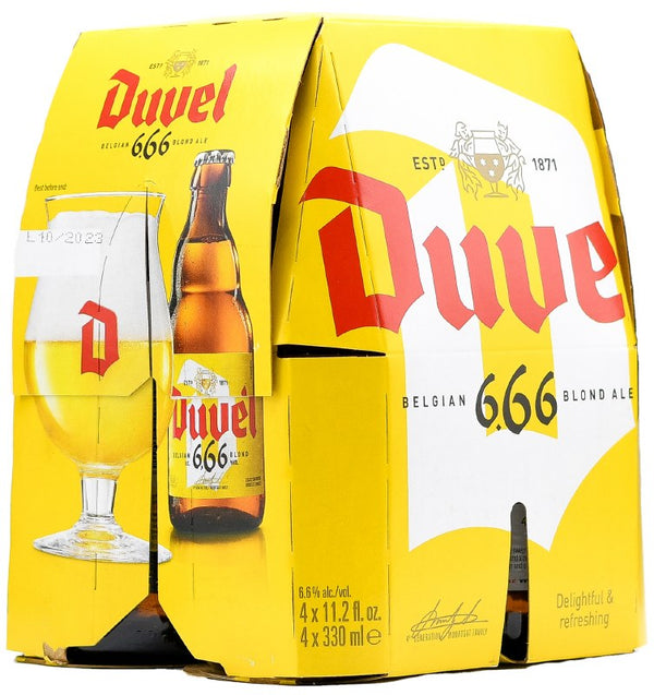 DUVEL 6.66 BELGIAN BLOND 4PK 12OZ