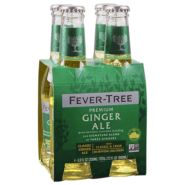 FEVER TREE GINGER ALE 4 PACK