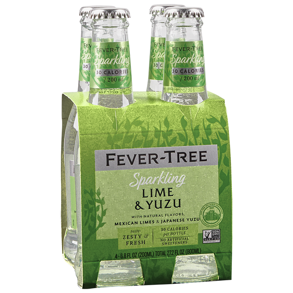 FEVER TREE SPARKLING LIME YUZU SODA 4PK