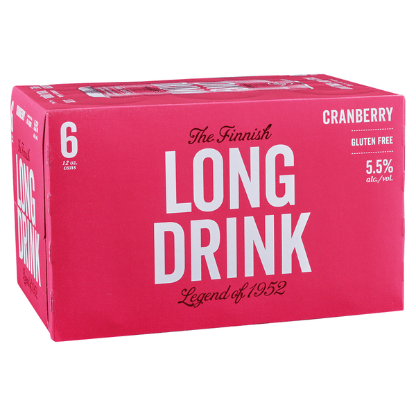 LONG DRINK CRANBERRY12OZ 6PK