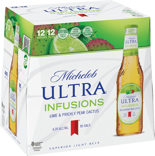 MICHELOB ULTRA LIME CACTUS 12PK BOTTLE