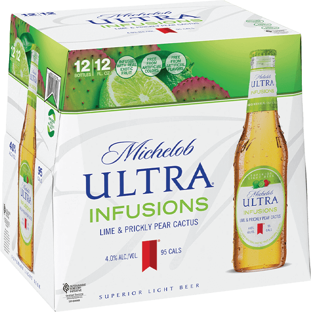 MICHELOB ULTRA LIME CACTUS 12PK BOTTLE
