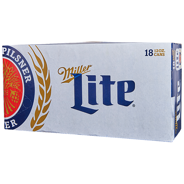 MILLER LITE CAN 18PK 12OZ