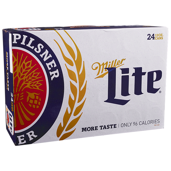 MILLER LITE 24PK 12OZ CANS