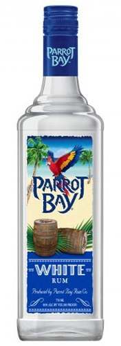 PARROT BAY WHITE RUM 750ML