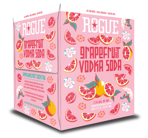 ROGUE GRPE VODKA SODA 4PK
