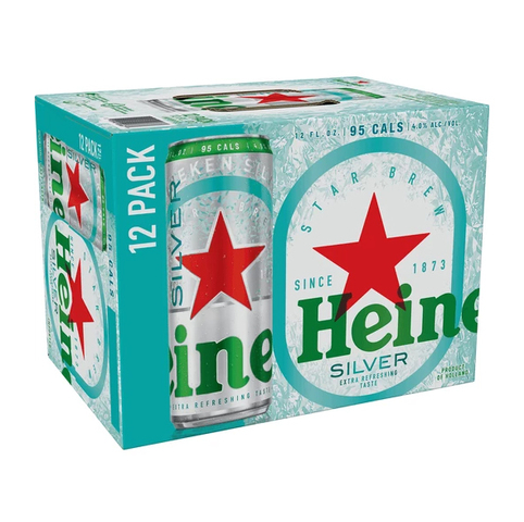 HEINEKEN SILVER 12PK CAN