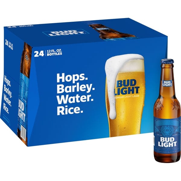 BUD LIGHT 24PK BOTTLES 12 OZ