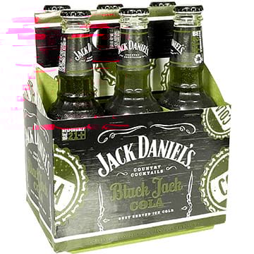 JACK  DANIELS BL JK COLA 6 PK 12 OZ