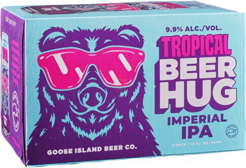 GOOSE ISLAND TROPICAL BEER HUG IMPERIAL IPA 120Z 6PK