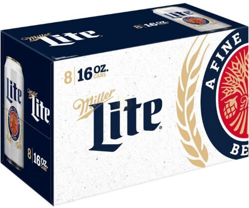 MILLER LITE 16OZ 8PK