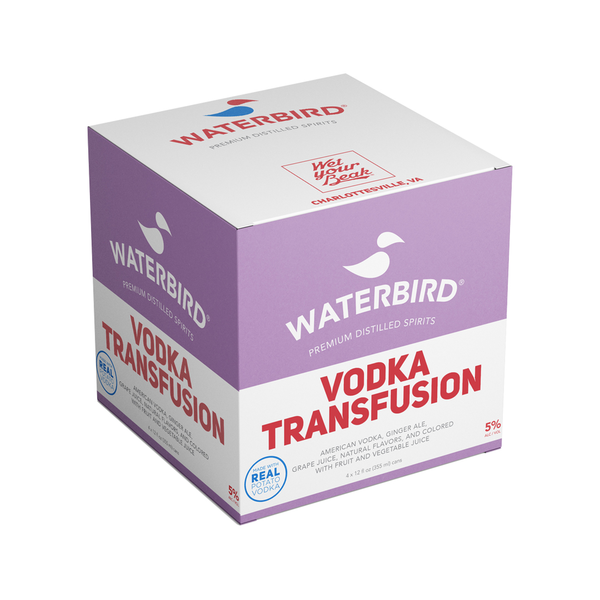 WATERBIRD VODKA TRANSFUSION 4PK